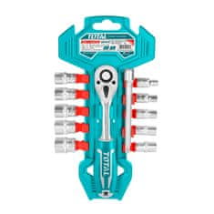 Total 12-delni komplet ključev 1/4" (žepni)/IND (THT14114126)