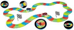 Alltoys Sijoča steza v temi + avto z LED lučko 220 kosov