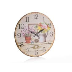 HOME DECOR Stenska ura FLOWER MIX 34 cm