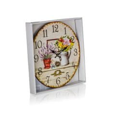 HOME DECOR Stenska ura FLOWER MIX 34 cm