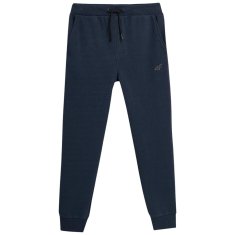 4F Hlače mornarsko modra 138 - 144 cm JSS23TTROM13131S