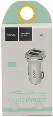 Hoco Avtopolnilec Z1 adapter 2,4A - 2xUSB - bel