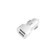 Hoco Avtopolnilec Z2A adapter 2,4A - 2xUSB - bel