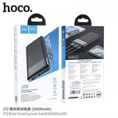 Hoco Prenosna baterija J72 powerbank 10000 mAh 2x USB črn