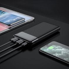 Hoco Prenosna baterija J72 powerbank 10000 mAh 2x USB črn