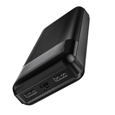 Hoco Prenosna baterija J72A powerbank 20000 mAh 2x USB za Samsung - črn