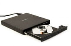 Gembird DVD-USB-04 Slim zunanji M-Disc USB DVD zapisovalnik črn