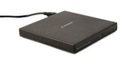 Gembird DVD-USB-04 Slim zunanji M-Disc USB DVD zapisovalnik črn