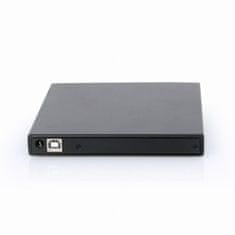 Gembird DVD-USB-04 Slim zunanji M-Disc USB DVD zapisovalnik črn