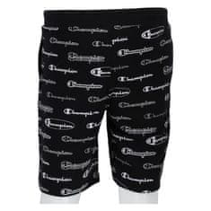 Champion Hlače črna 132 - 143 cm/M Allover Script-print