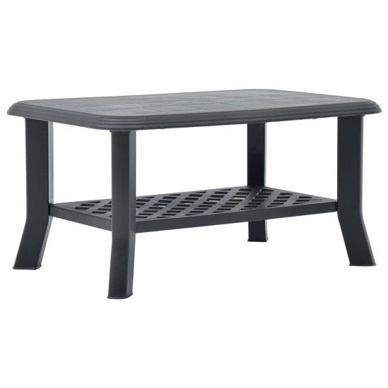 Vidaxl Klubska mizica 90x60x46 cm plastika