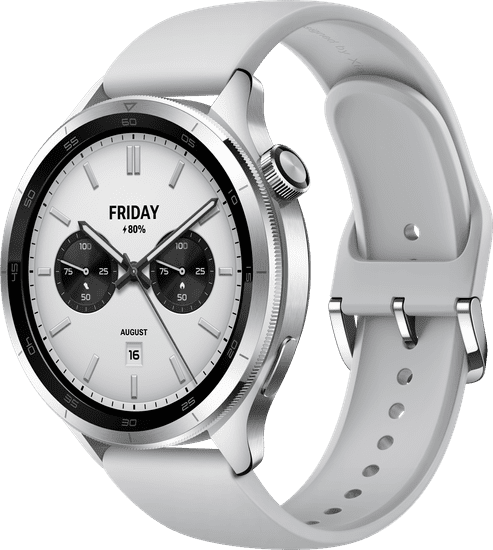 Xiaomi Watch S4 pametna ura, srebrna