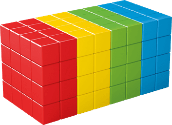 Geomag Geomag Magicube Full Color – 128 magnetnih kock