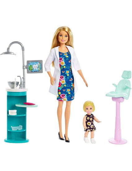 Mattel Mattel Barbie You Can Be Anything - Zobozdravnica (FXP16)