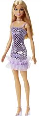 Mattel Mattel Barbie: Sijajna oblačila - Punčka z rjavimi lasmi in vijolično obleko (HJR93)