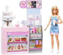 Mattel Mattel Barbie: Lahko si karkoli - Set za igro kavarne (HXN94)