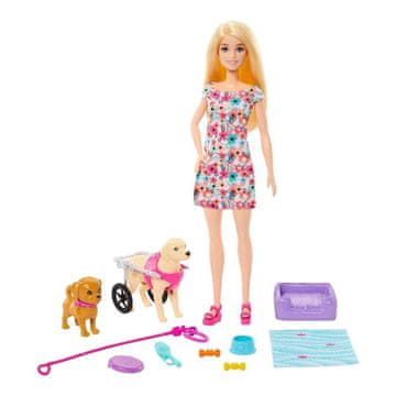 Mattel Mattel Barbie - Lutka s kužki (HTK37)