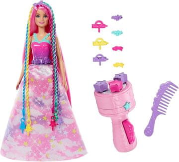 Mattel Mattel Barbie - Fantazijski lasje z vrvmi in vrtenjem mavričnih podaljškov (HNJ06)