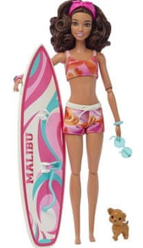 Mattel Mattel Barbie - Plažna punčka s surfom (HPL69)