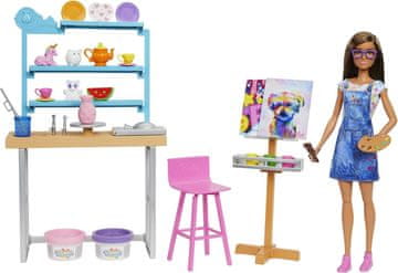 Mattel Mattel Barbie - Studio za sprostitev in ustvarjanje (HCM85)