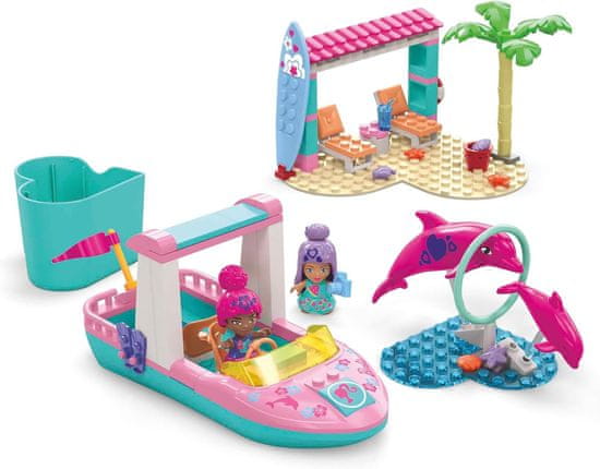 Mattel Mattel Mega blocks Barbie - Pustolovščina z delfini (HHW83)