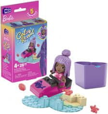 Mattel Mattel Mega Bloks Barbie - Mikro lutka za plažo (HHP87)