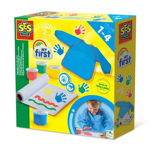 SES My First - Komplet prstne barve s predpasnikom