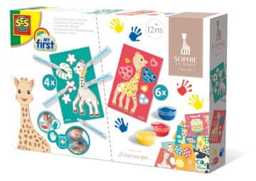 SES Sophie la girafe - Barvanje in slikanje