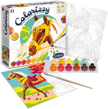 Sentosphére Colorizzy Slikanje po številkah - Konji