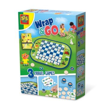 SES Potovanje z igrami Wrap&Go - Čekič - Memo - Pakiraj svoje stvari
