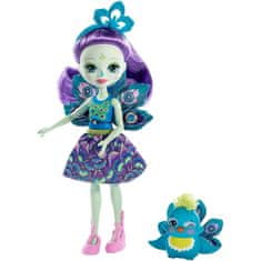 Enchantimals Mattel Enchantimals Mini punčka - Patter Peacock & Flap (FXM74)