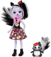 Enchantimals Mattel Enchantimals Mini punčka - Sage Skunk & Caper (FXM72)