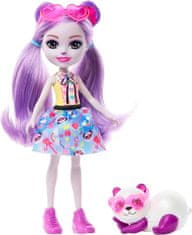 Enchantimals Mattel Enchantimals: Glamurozna zabava - Lutka Pemma Panda & Clamber (HNT58)