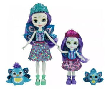 Enchantimals Mattel Enchantimals - Patter Peacock & Flap Sisters (HCF83)