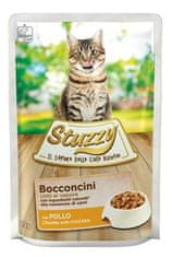STUZZY Cat pocket Adult piščančji koščki 85g