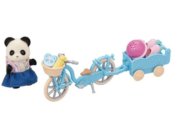 Sylvanian Families Set za kolesarjenje in rolanje - deklica panda