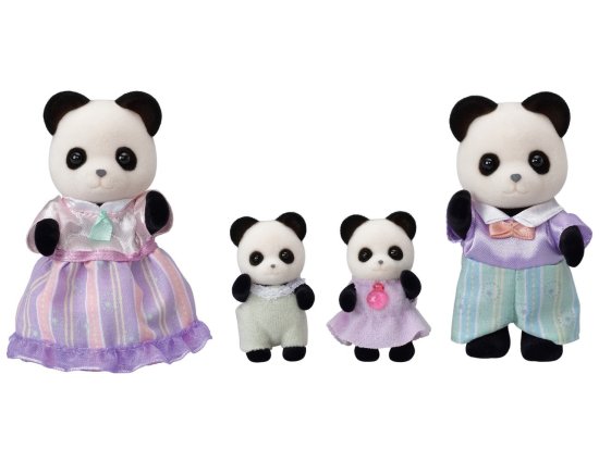 Sylvanian Families Družina panda medvedkov - Pookie Panda