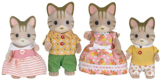 Sylvanian Families Družina črtastih mačk