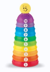 Fisher-Price Fisher-Price - Sijajne Osnove: Zlagalne in Valjalne Skodelice (W4472)