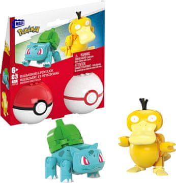Mattel Mattel Mega Pokemon - Bulbasaur & Psyduck Pokeballs (HXP14)