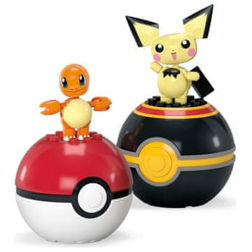 Mattel Mattel Mega Pokemon - Charmander & Pichu Pokeballs (HXP13)