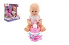 Teddies Dojenček z dodatki iz plastike 30cm