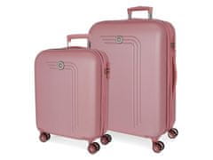 Jada Toys Movom Riga Pink, Komplet luksuznih potovalnih kovčkov iz ABS 70cm/55cm, 5998965