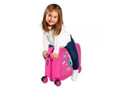 Joummabags Otroški potovalni kovček na kolesih / otroški voziček MINNIE MOUSE Pink, 34L, 22398E1