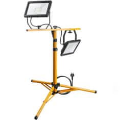 Goobay LED outdoor 2x50W teleskopsko stojalo širokokotno zunanje svetilo