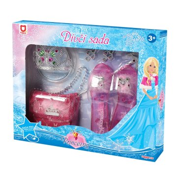 Rappa Komplet princese z dodatki roza barve