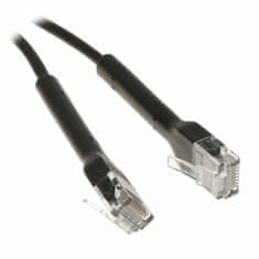 Ubiquiti patch UTP CAT.6 0,10m črn upogljiv