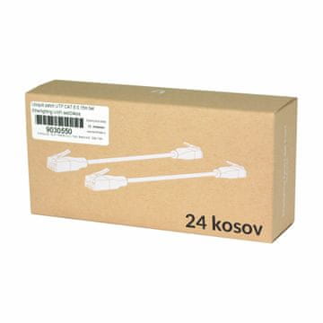 Ubiquiti patch UTP CAT.6 0,15m bel Etherlighting UniFi set/24kos