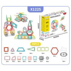 Magnetic Tiles Magnetni komplet 86 kosov - Magical Magnet II