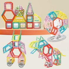 Magnetic Tiles Magnetni komplet 86 kosov - Magical Magnet II